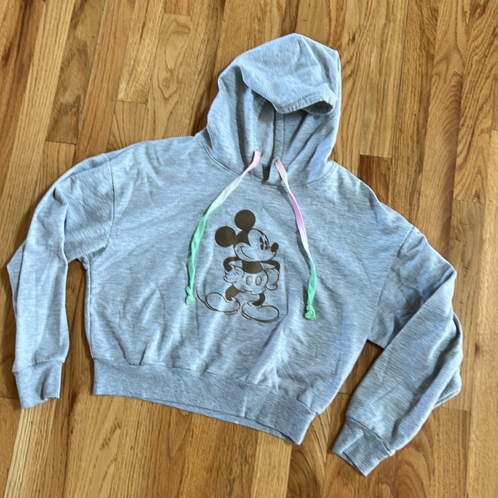 DISNEY Mickey Hooded Sweatshirt, Size Medium